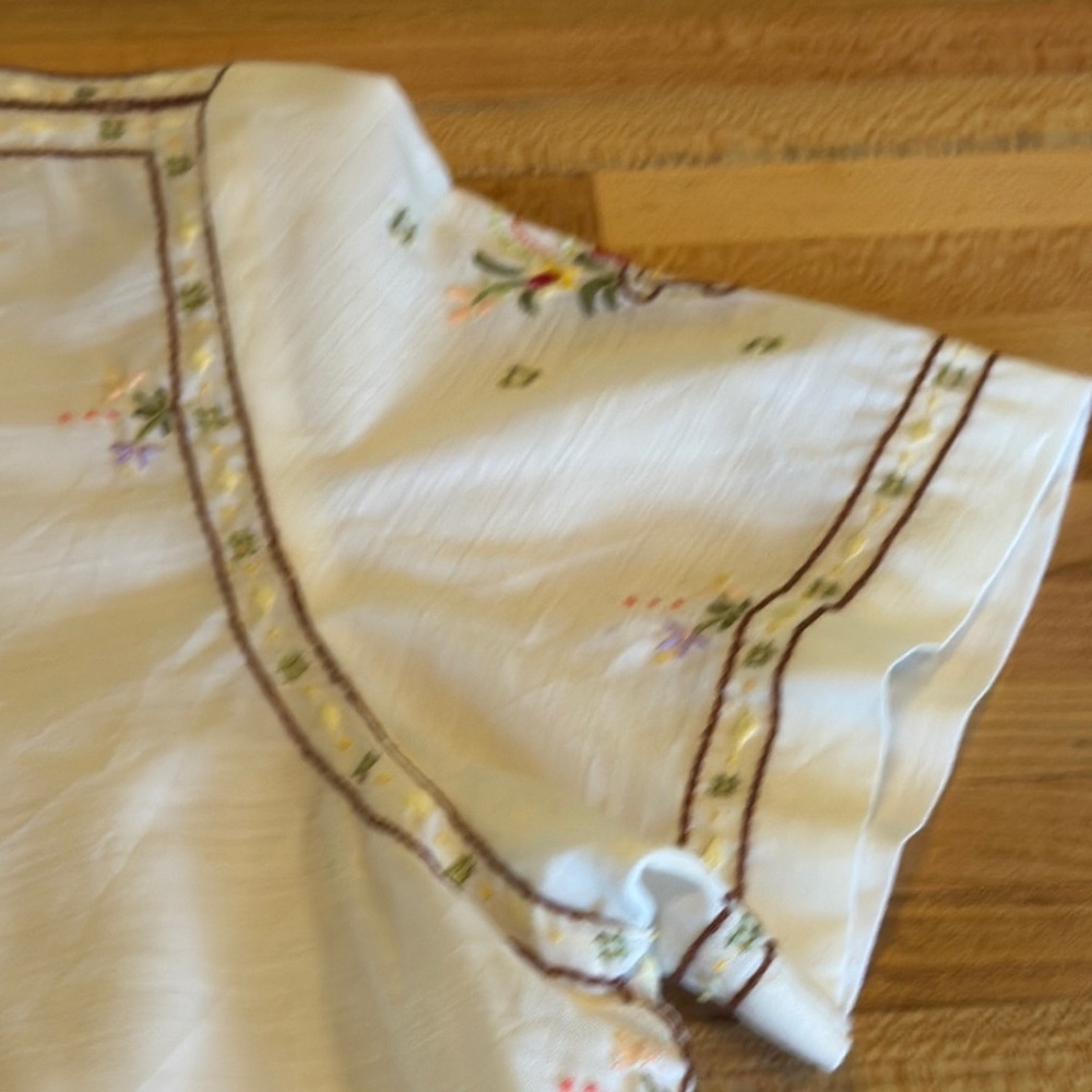 Vintage Lily Floral Embroidered Blouse - Picture 5 of 7